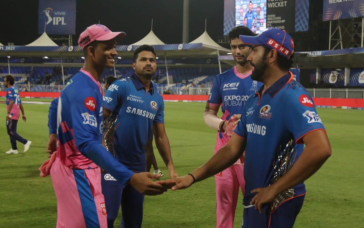 Before and after Mumbai Indians - there's Mumbai. Rohit Sharma, Yashasvi Jaiswal, Aditya Tare and Shivam Dube catch up.