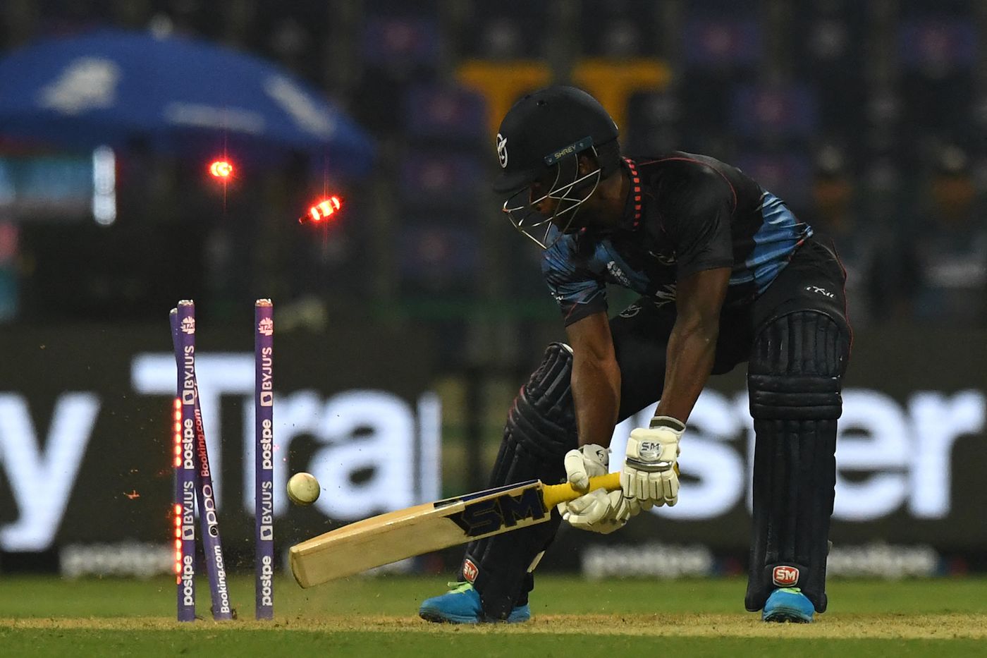 Pikky Ya France is clean bowled