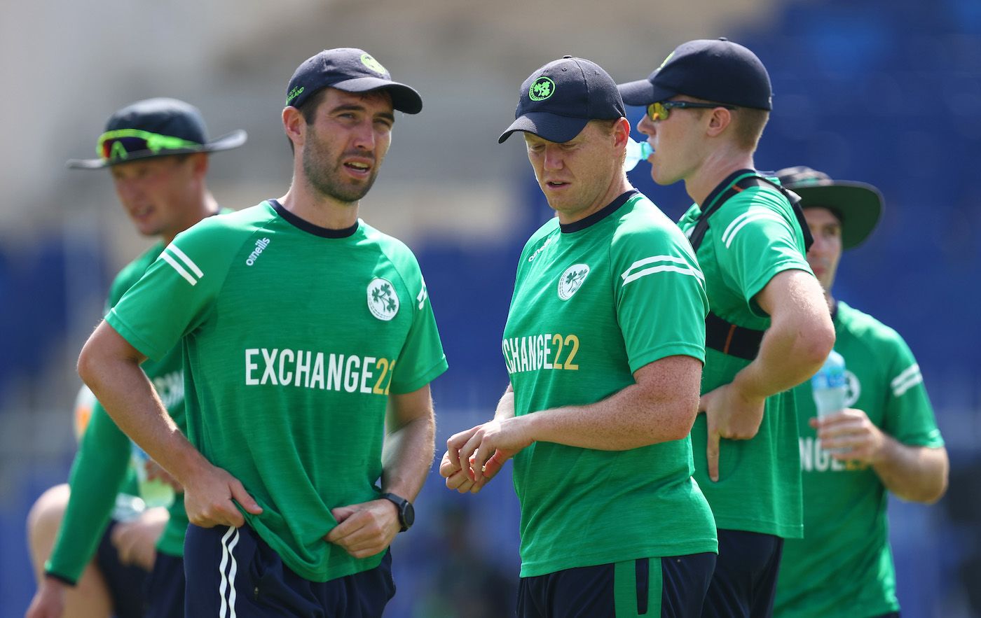 Andy Balbirnie and Kevin O'Brien have a chat