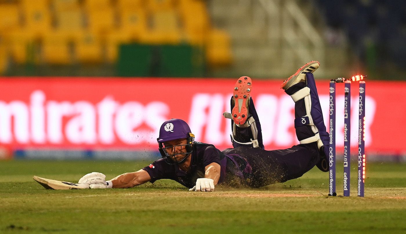 Craig Wallace survived a close run-out call early on