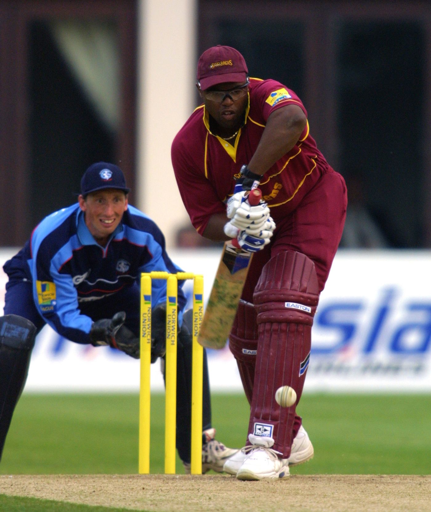 Adrian Rollins gets forward