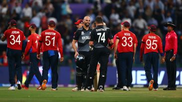 What's the most runs scored by a side in the last four overs to win a T20I?