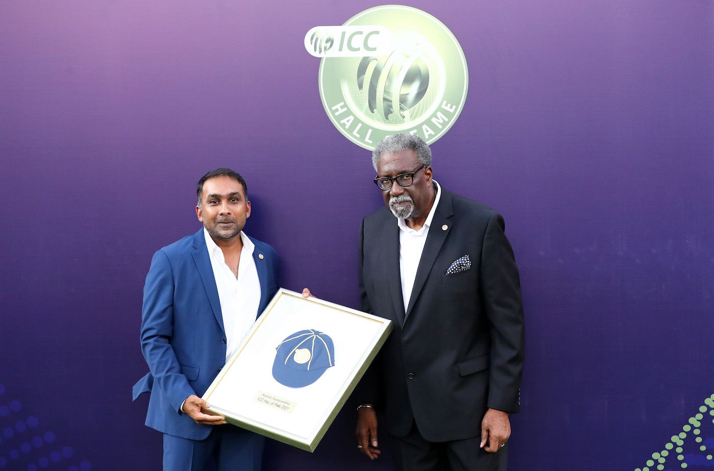 Mahela Jayawardene was inducted into the ICC Hall of Fame by Clive Lloyd