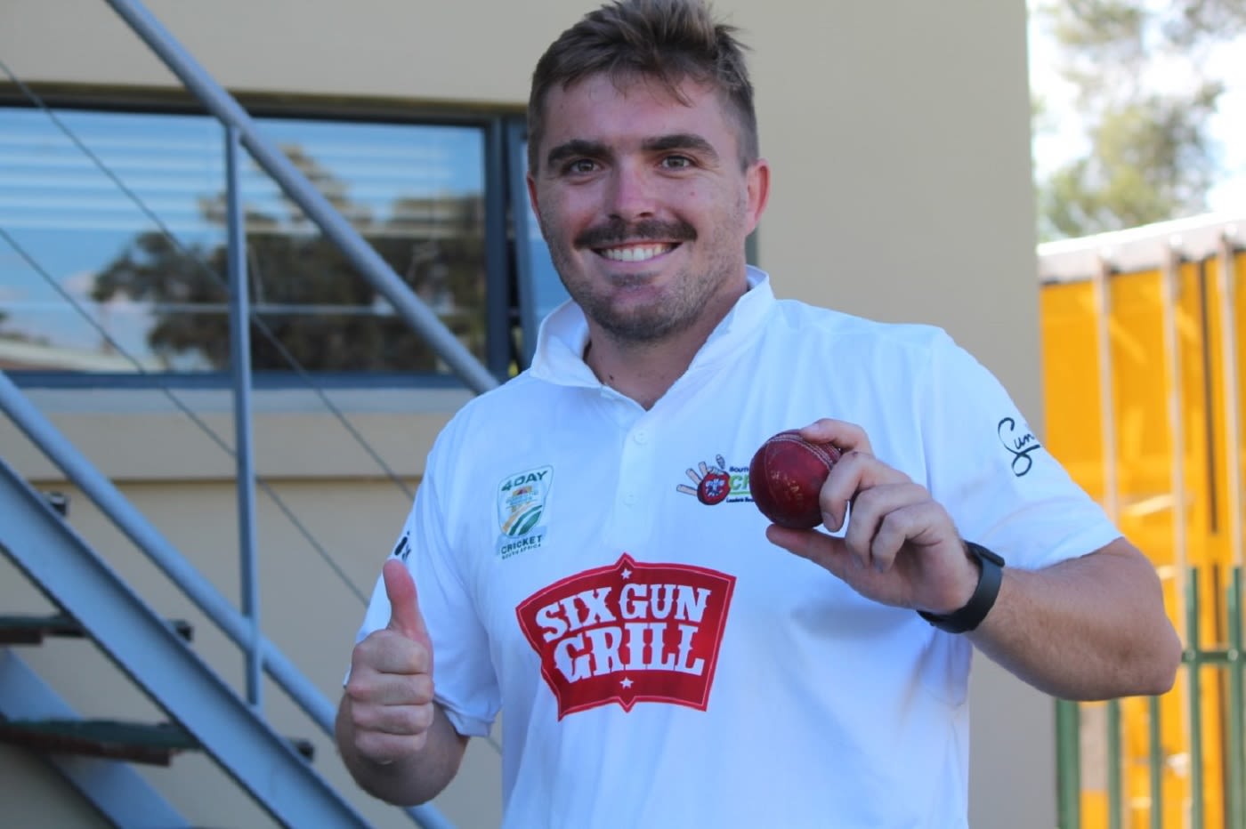 The 24-year-old Sean Whitehead took all ten wickets in a first-class innings against Easterns