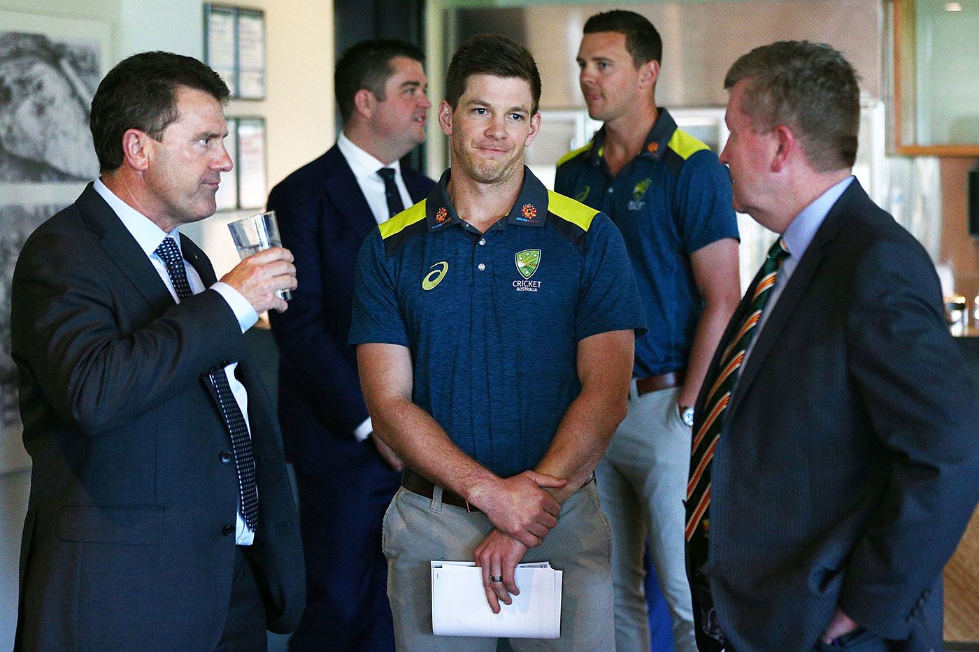 Mark Taylor talks with Tim Paine