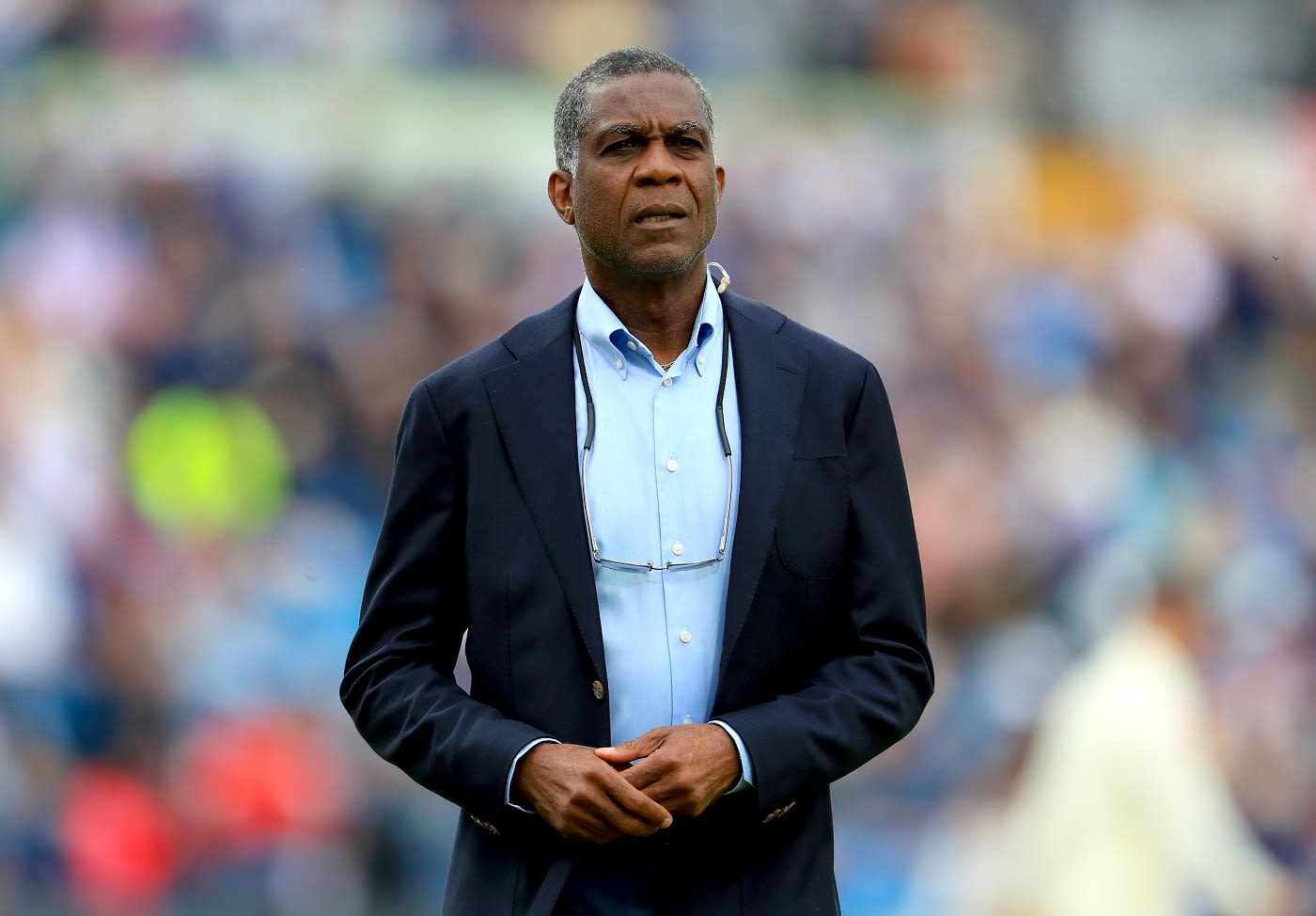 Michael Holding during day one of the third Ashes Test