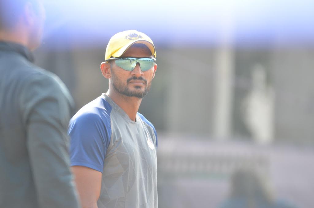 P Saravana Kumar in a contemplative mood?