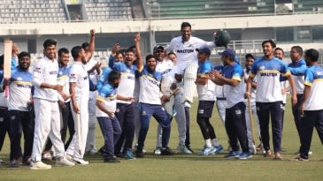 Central Zone reign supreme on the back of Shuvagata Hom's two centuries in BCL final