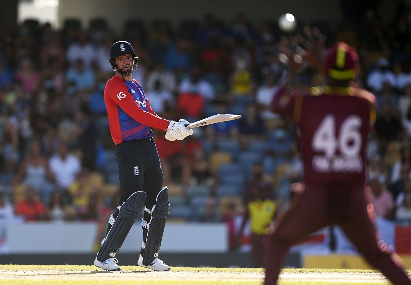 James Vince slapped a cut straight to Darren Bravo