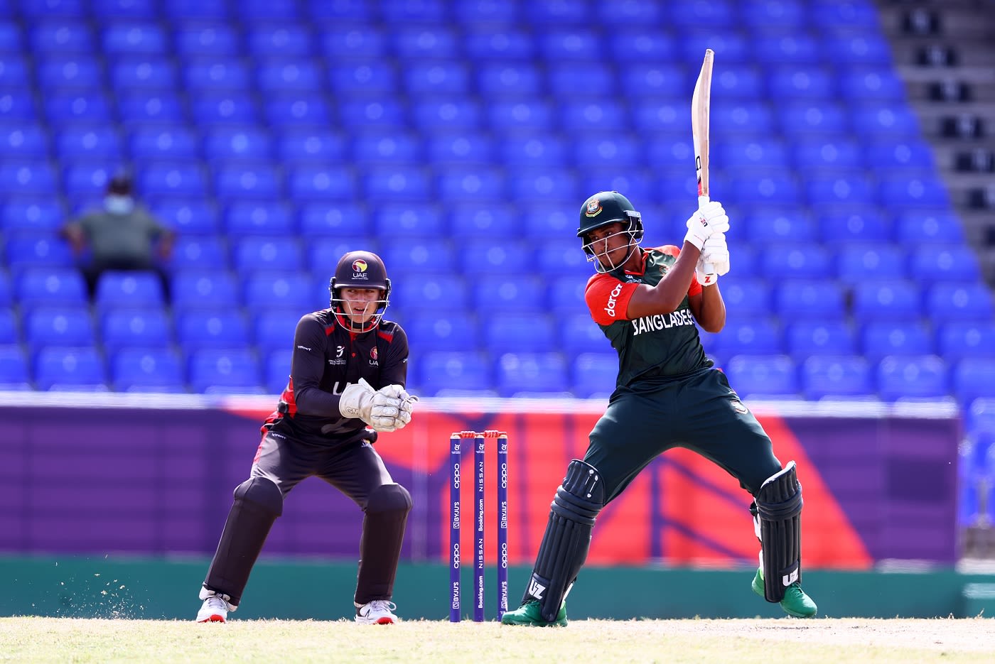 Mahfijul Islam cuts off the backfoot