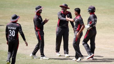 Adhitya Shetty's four-for guides UAE to win in Plate quarter-final