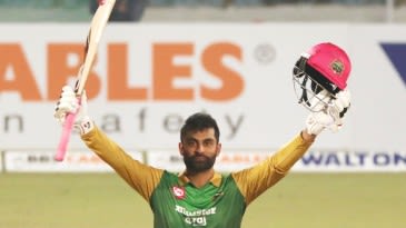 Tamim 111* trumps Simmons 116 as Minister Group Dhaka hunt down 176