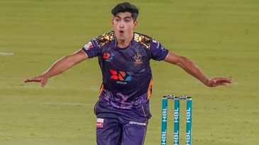 Naseem Shah five-for, Ahsan Ali fifty knock over Karachi Kings
