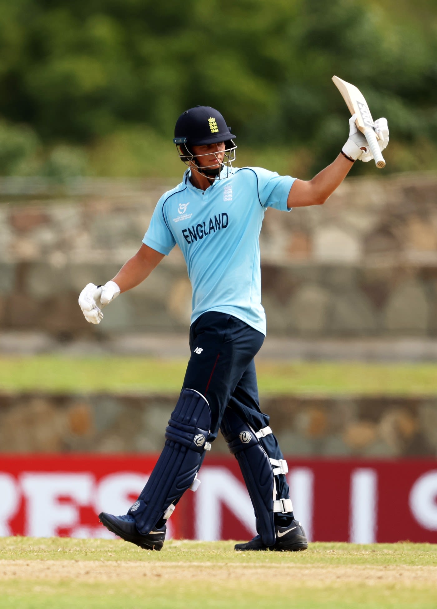 George Thomas celebrates his half-century
