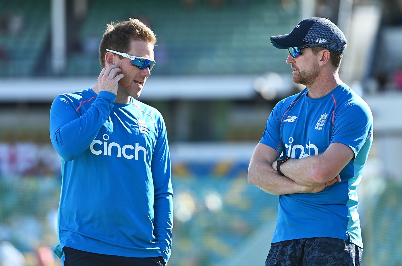 Eoin Morgan and Paul Collingwood in conversation
