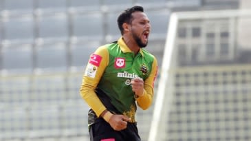 Arafat Sunny spins Dhaka up to third place; Sikandar Raza's 64 in vain for Khulna