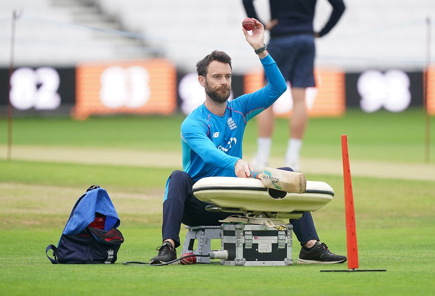 James Foster oversees a training drill