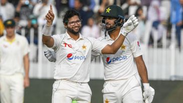 How many batters have made their first two centuries in the same Test?