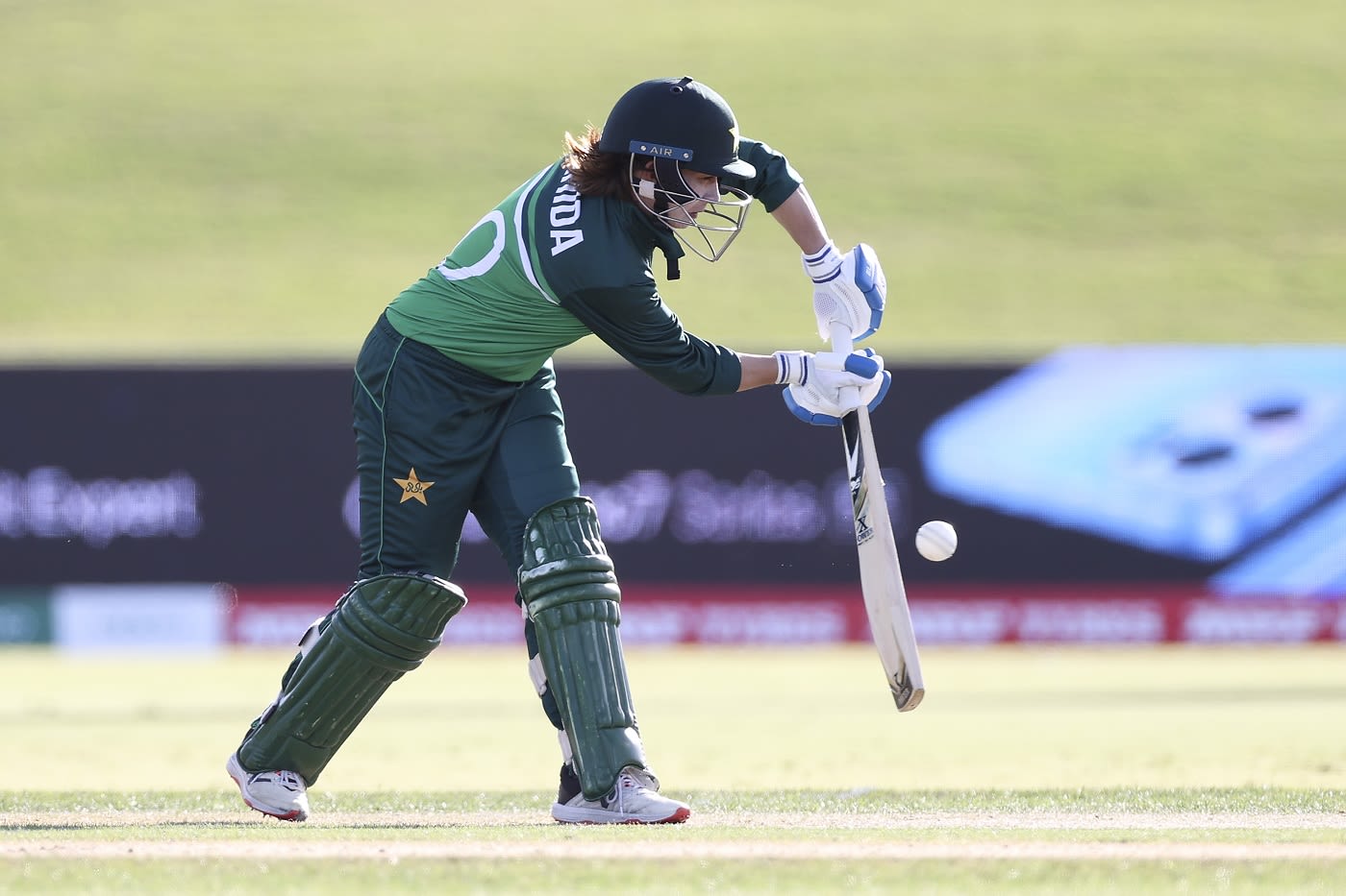 Nahida Khan drives one down the ground