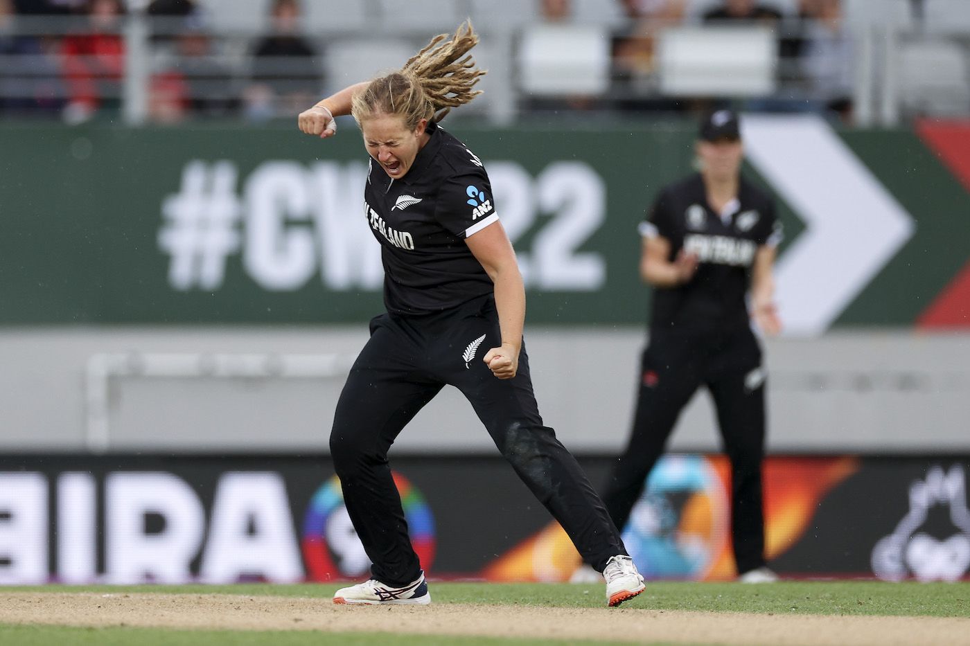 Frances Mackay brought New Zealand back with her late strikes
