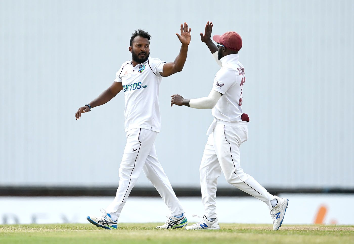 Veerasammy Permaul took two quick wickets on the fifth morning