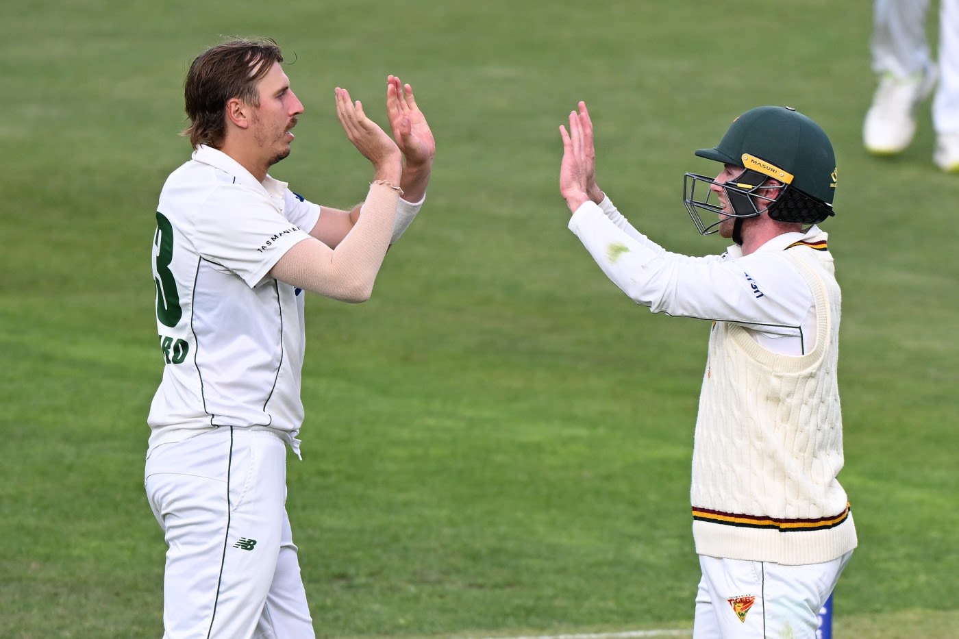 Sam Rainbird claimed record match figures of 13 for 42
