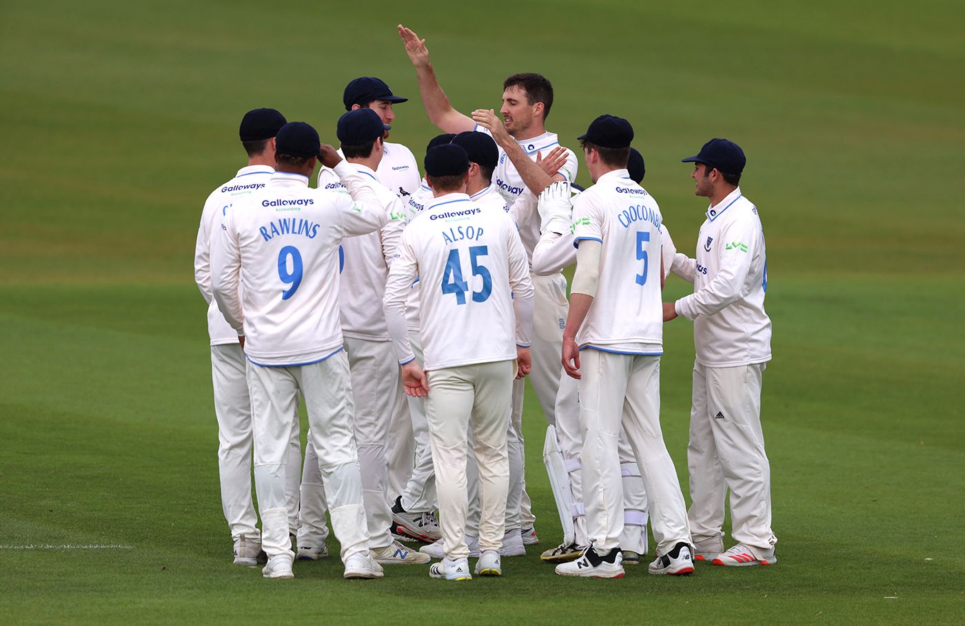 Steven Finn claimed his first wickets in a Sussex shirt