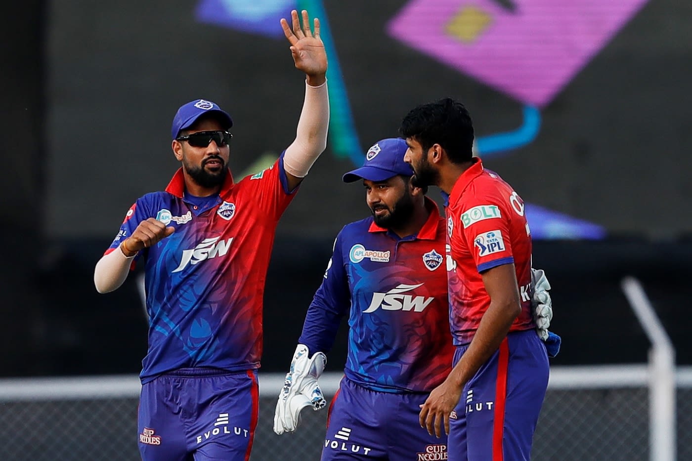 Khaleel Ahmed struck the first blow for Delhi Capitals