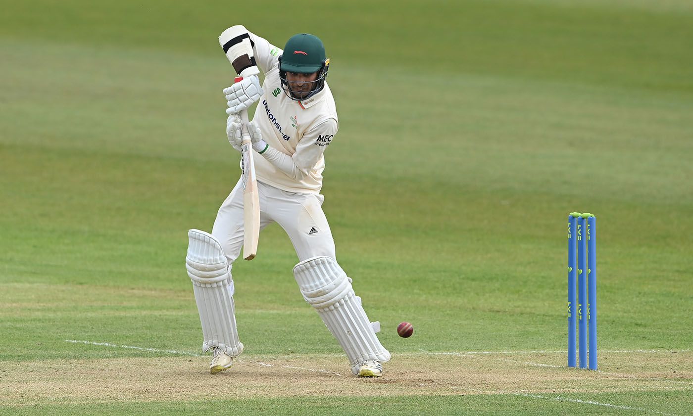 Hassan Azad works one to the off side