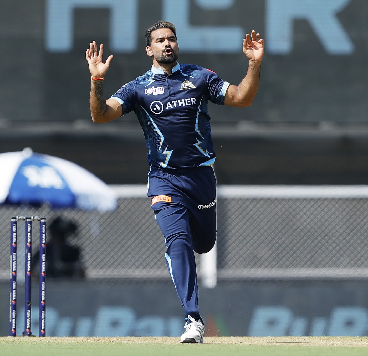 Pradeep Sangwan was playing his first IPL match since 2018