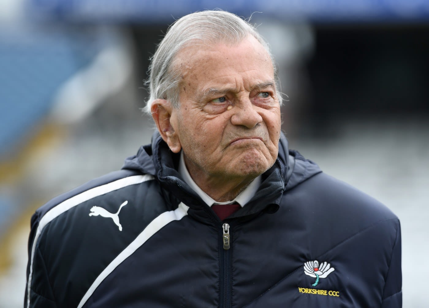 Dickie Bird was a guest at the final day of Yorkshire's LV= Championship match versus Kent