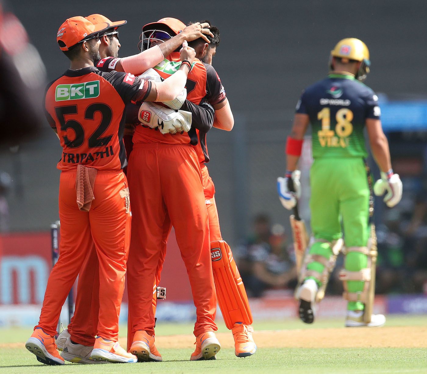 It was another first-ball duck for Virat Kohli, his third of the season, as J Suchith struck