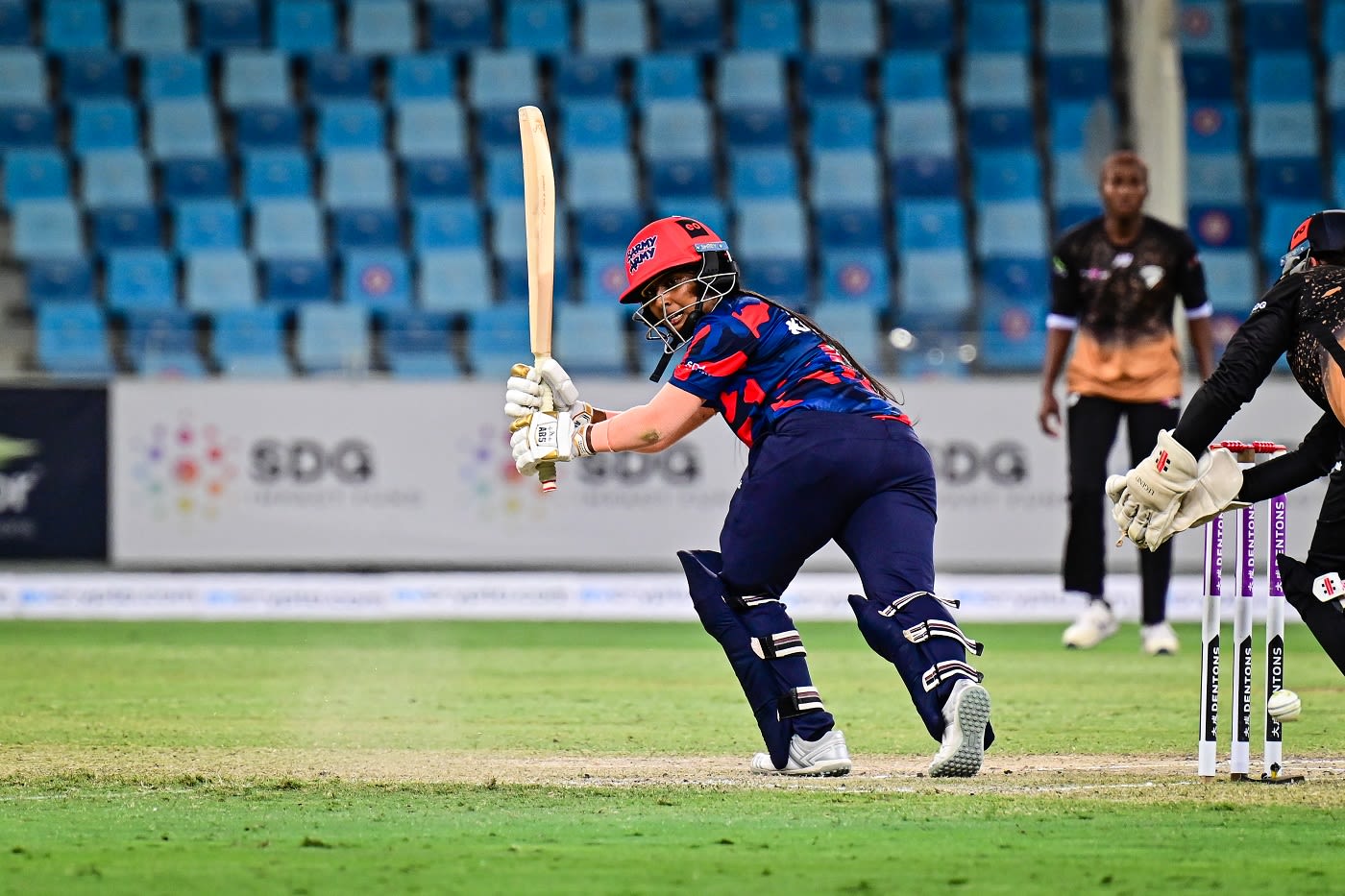Kavisha Egodage flicked one to fine leg