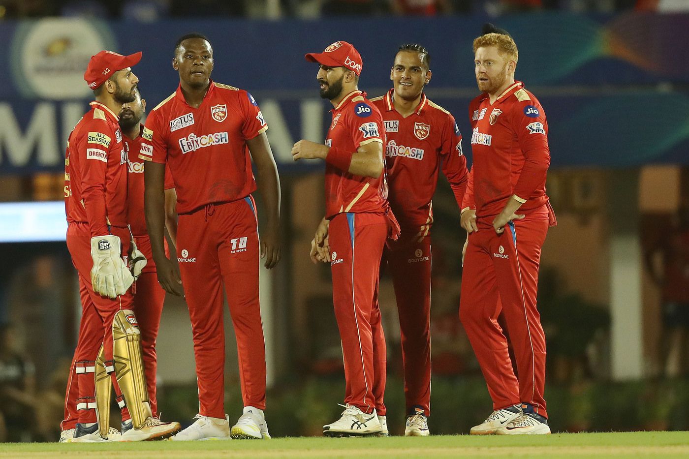 Punjab Kings wait on the verdict of a DRS review
