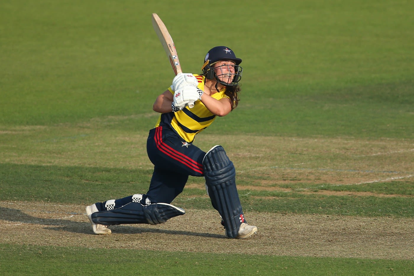 Aylish Cranstone of South East Stars plays a shot