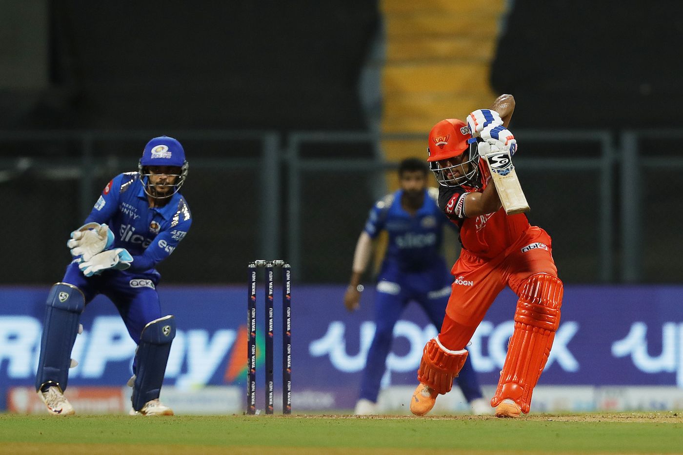 Priyam Garg, playing his first game of the season, scored a 26-ball 42