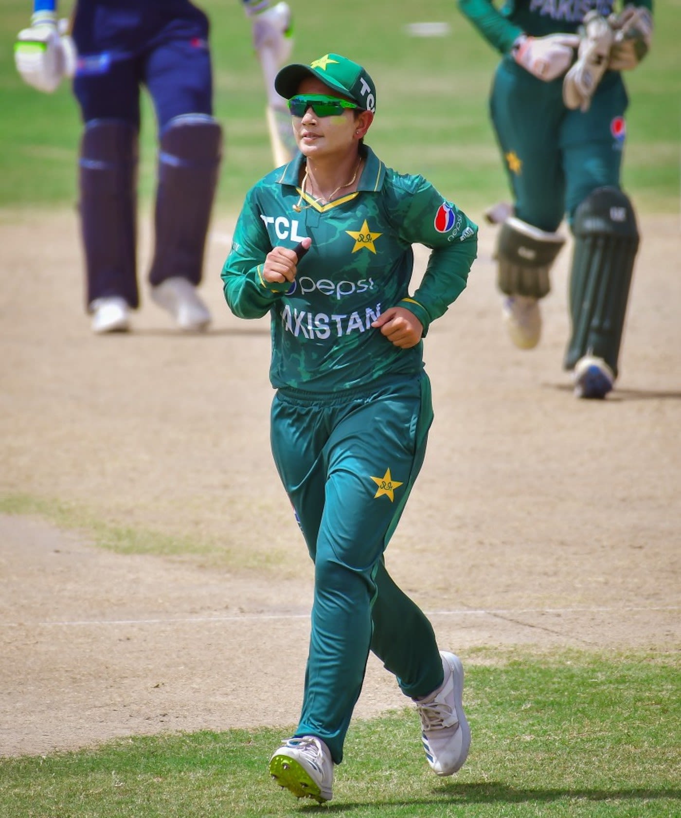 Anam Amin has a good day out in Karachi getting a three-for against Sri Lanka