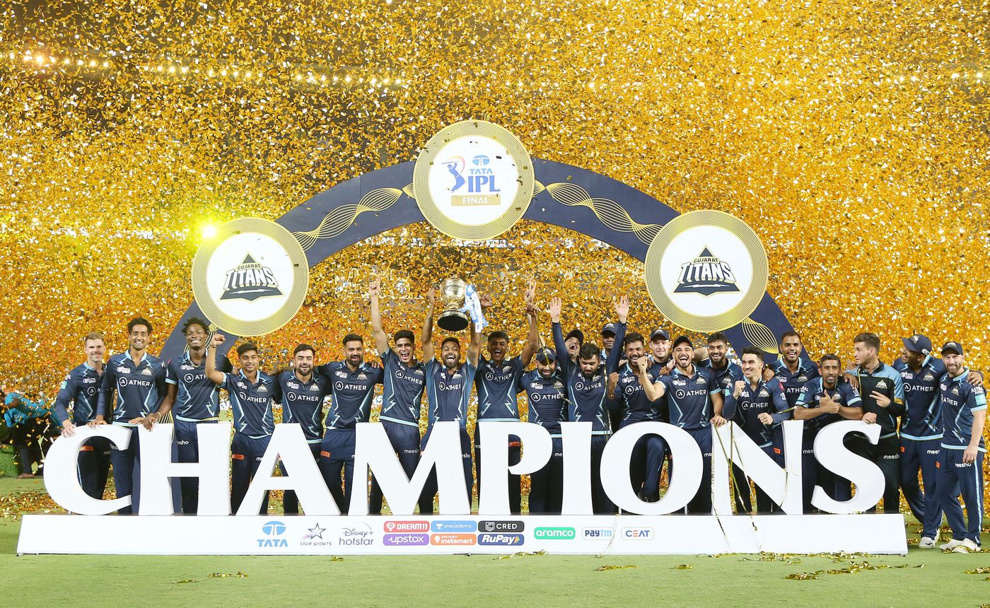 Party time begins for the IPL's new champions: Gujarat Titans