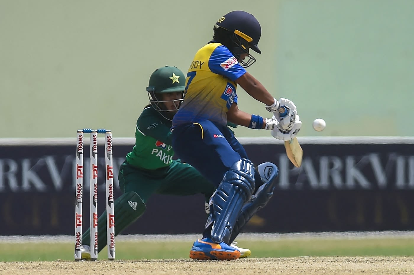 Prasadani Weerakkody shapes to steer one away