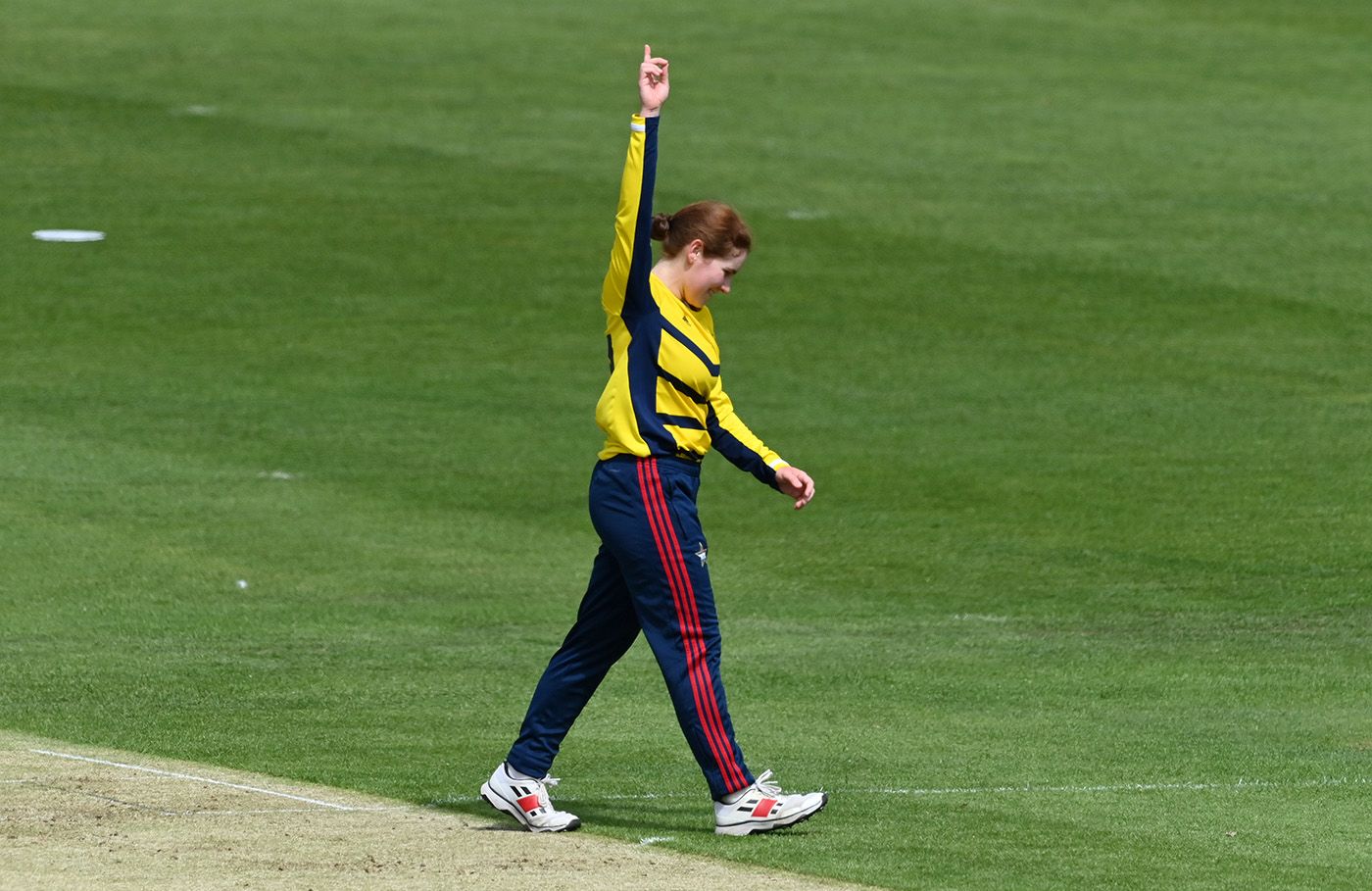 Kalea Moore took three wickets for four runs