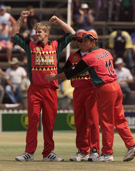 Bryan Strang celebrates the dismissal of Nevin