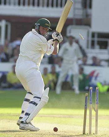 The fall of Scott Boswell's wicket marks the end of the match