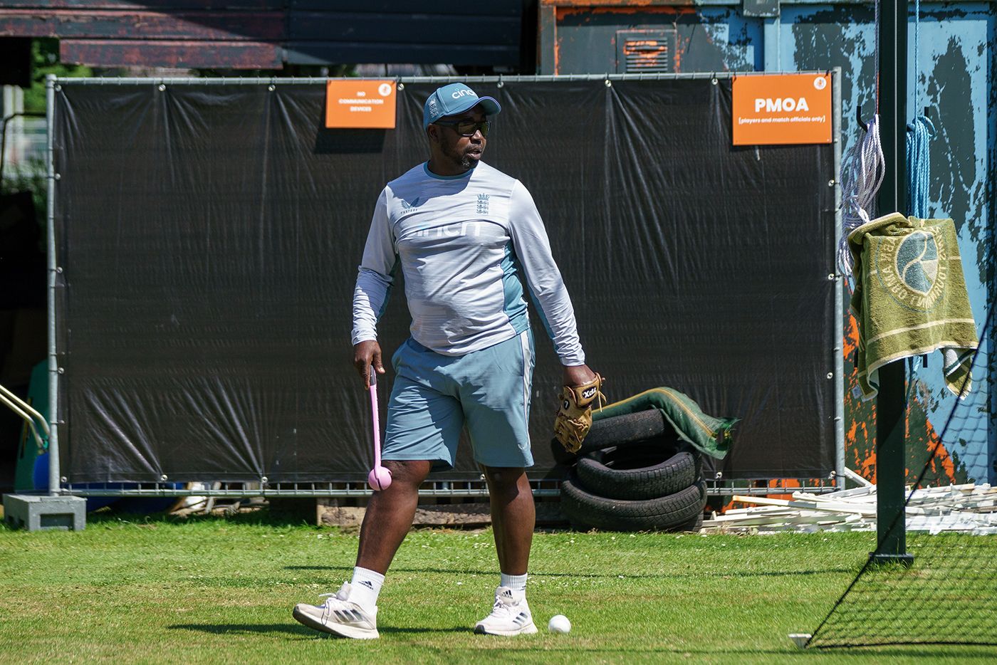 Mark Alleyne is England's batting coach in the Netherlands