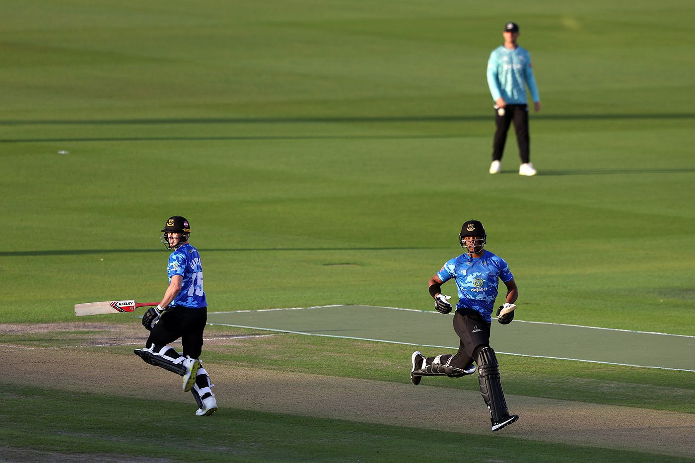 George Garton and Delray Rawlins added 60 in 4.3 overs