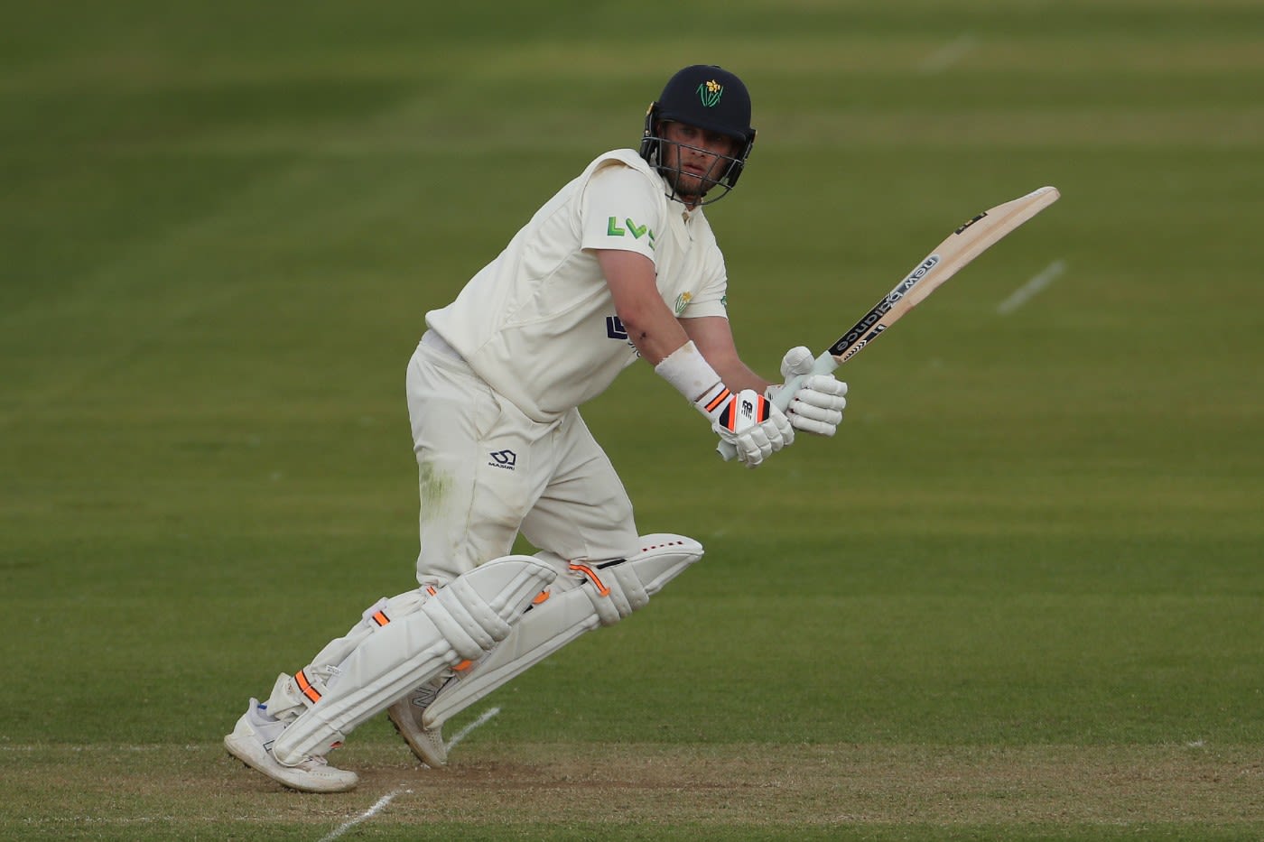 Billy Root clips a shot off his legs