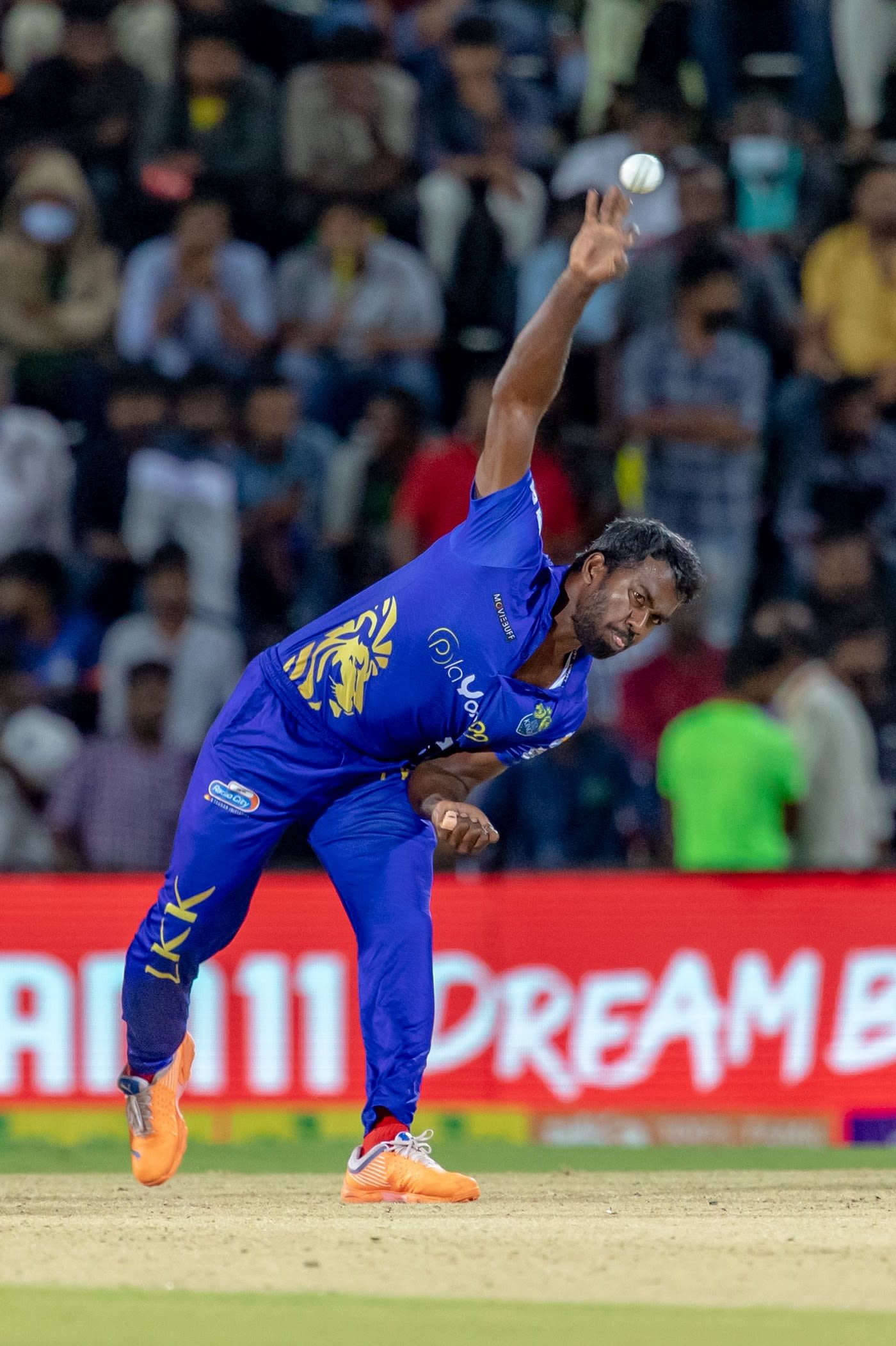 B Surya sends one down