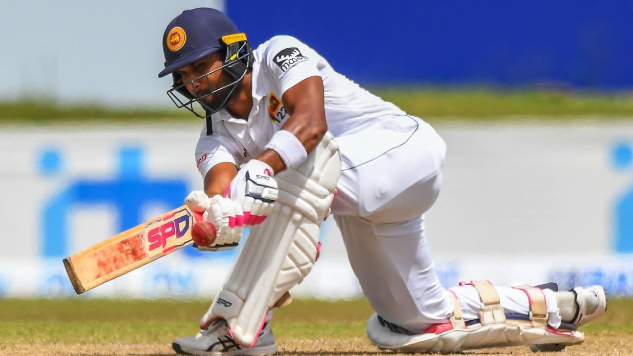 Fifties from Oshada Fernando, Kusal Mendis and Dinesh Chandimal put Sri Lanka in command