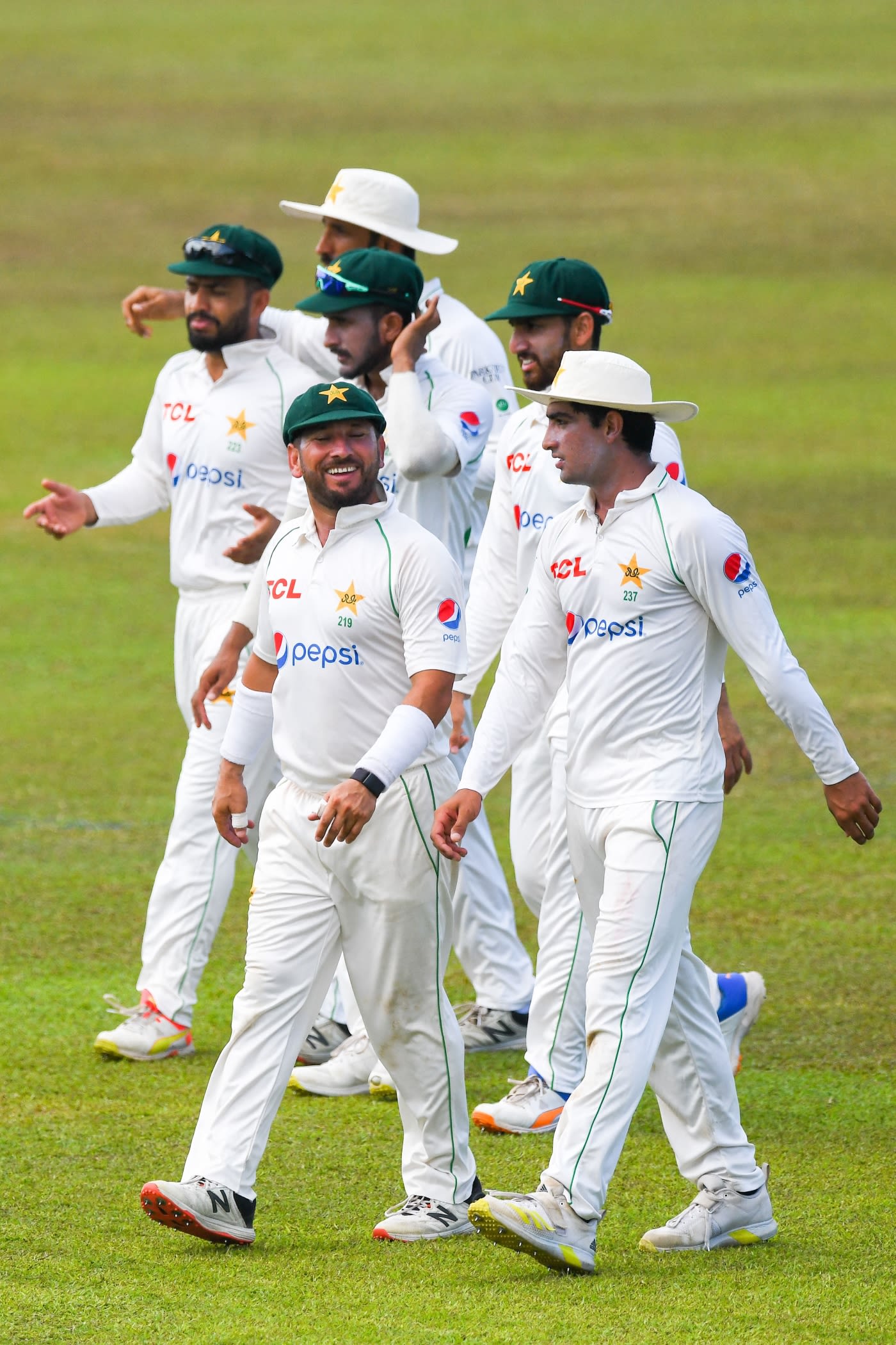 Pakistan took the last wicket of Sri Lanka's innings in the fourth over of day four