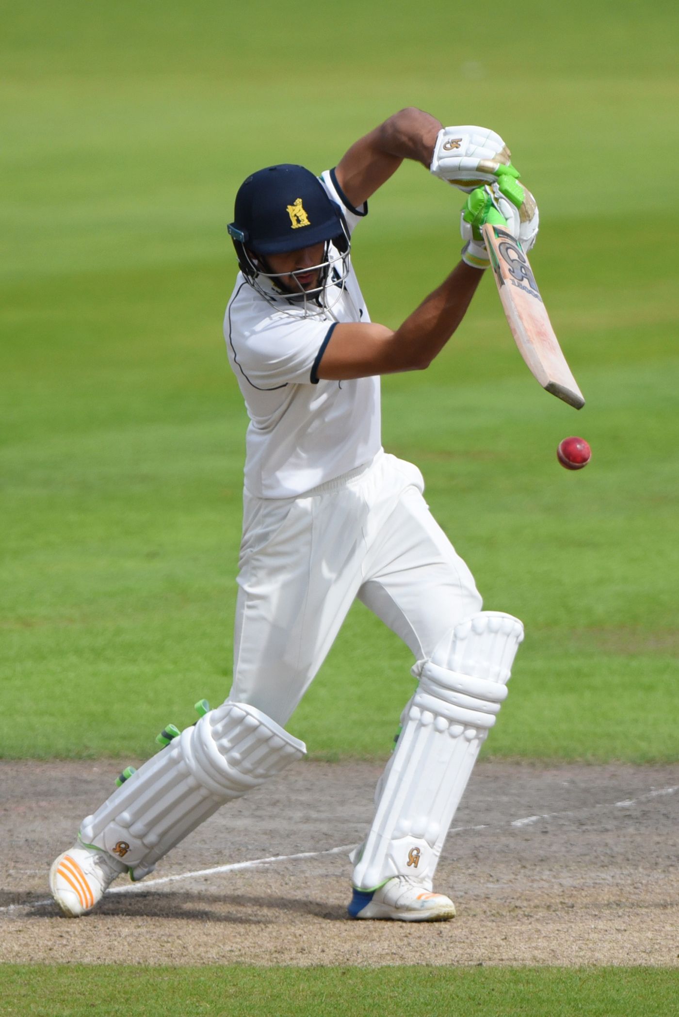 Andy Umeed plays through the off side