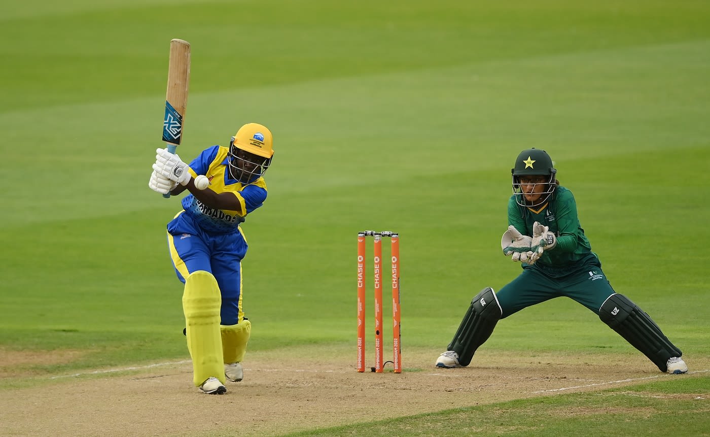 Kycia Knight top-scored with an unbeaten 62